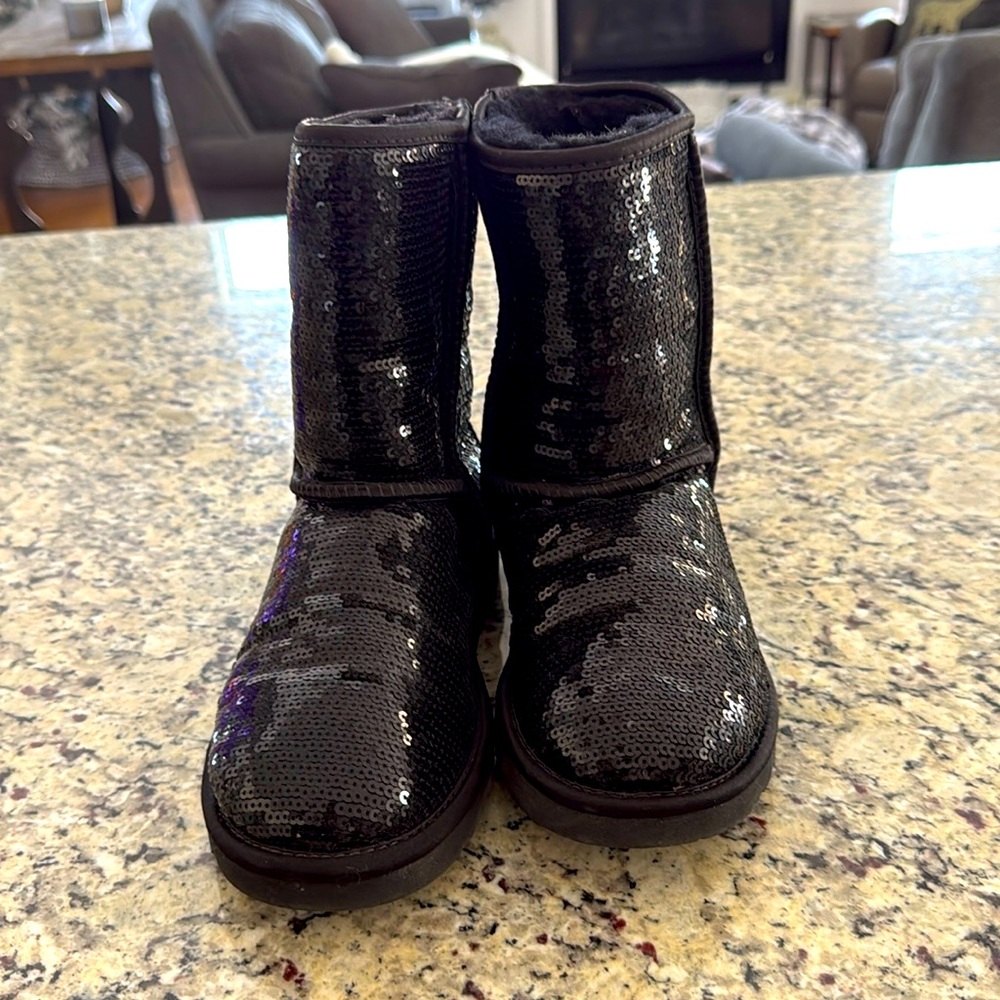Black Sequin Uggs